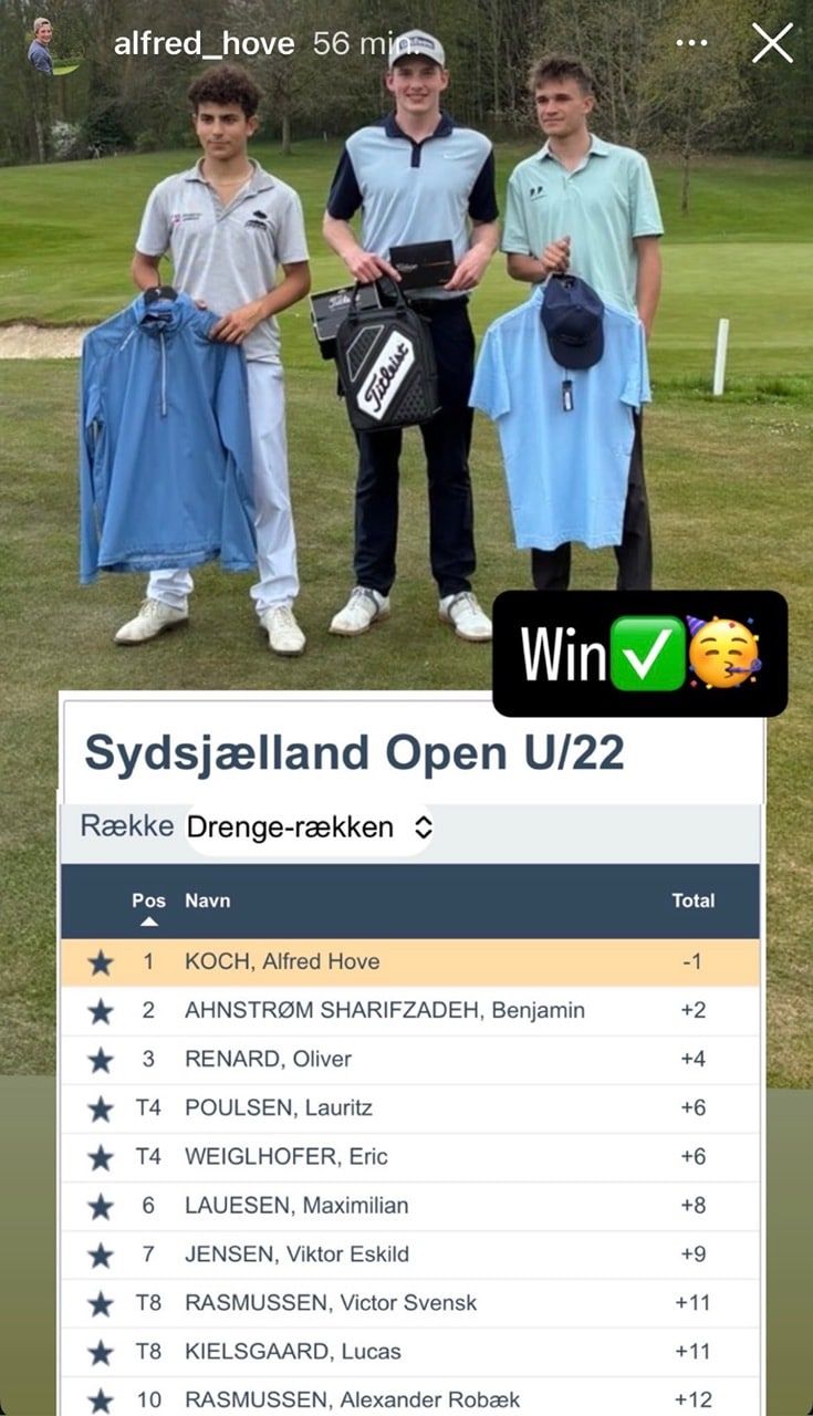260503 Alfred Hove Sydsjælland Open