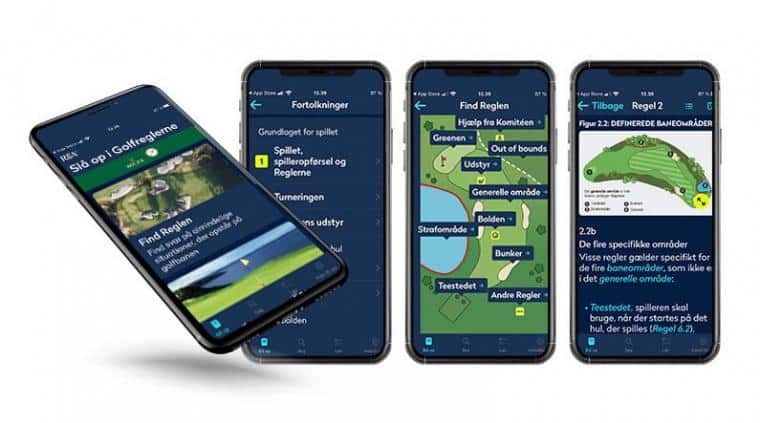 Golfregler 2023 App mobil